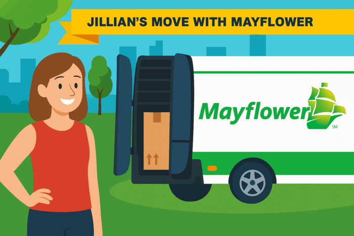Jillian's move with mayflower